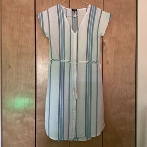 Brand New Splendid Stripped Tapestry Striped Shirtdress